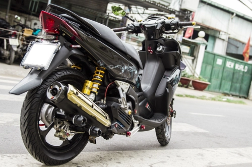 Yamaha nouvo sơn airbrush cực đẹp tại sài gòn