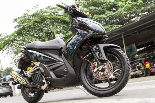 Yamaha nouvo sơn airbrush cực đẹp tại sài gòn