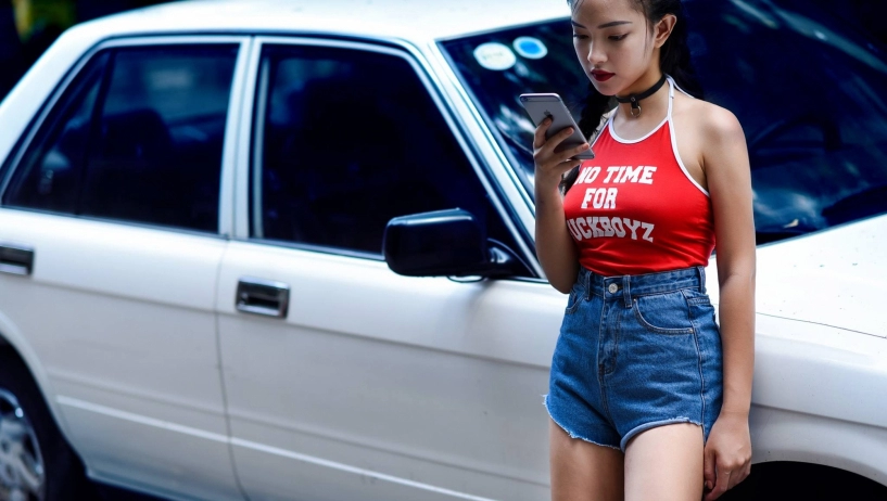 Đón hè thỏa sức khoe eo thon với soóc jeans cạp cao