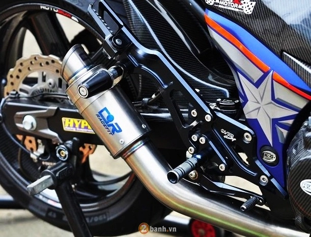 Hình ảnh kawasaki z800 siêu ngầu trong phiên bản captain america