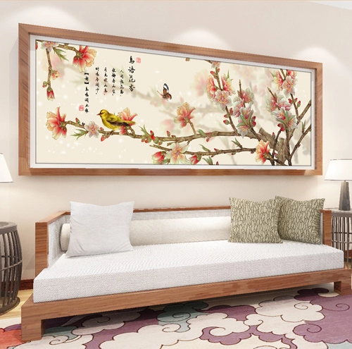 Những mẫu tranh hoa thêu chữ thập đẹp cho mùa hè