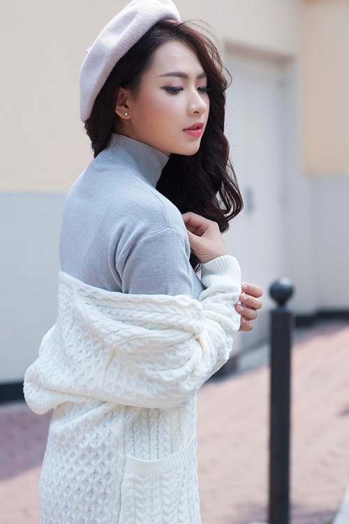 Nữ công sở sành điệu với cardigan hot nhất thu đông 2017