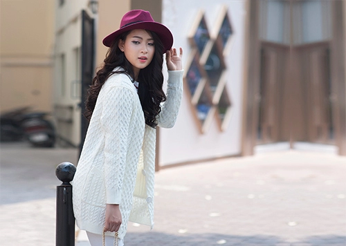Nữ công sở sành điệu với cardigan hot nhất thu đông 2017