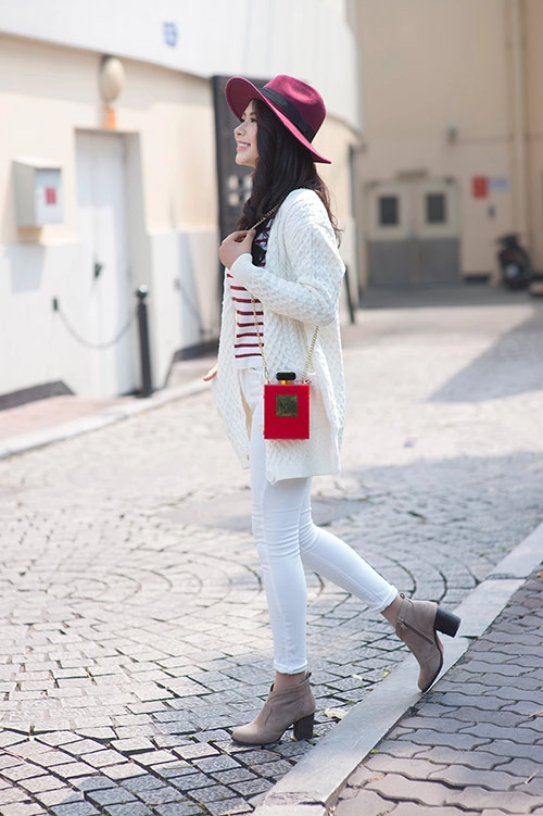 Nữ công sở sành điệu với cardigan hot nhất thu đông 2017