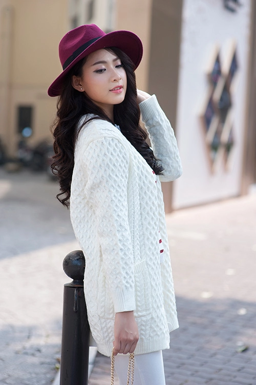Nữ công sở sành điệu với cardigan hot nhất thu đông 2017