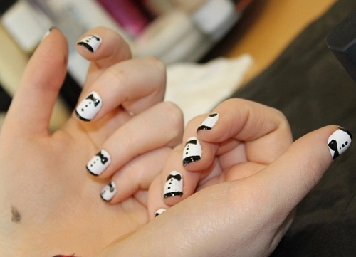 Những kiểu móng tay nail đẹp hình nơ cực dễ thương điệu đà