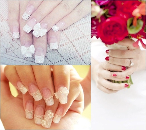 Những kiểu móng tay nail đẹp hình nơ cực dễ thương điệu đà