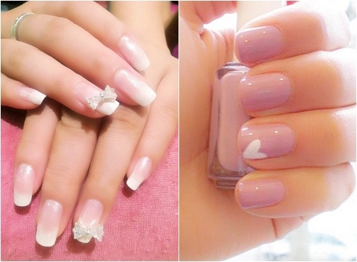Những kiểu móng tay nail đẹp hình nơ cực dễ thương điệu đà