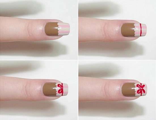 Những kiểu móng tay nail đẹp hình nơ cực dễ thương điệu đà