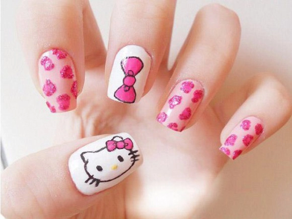 Những kiểu móng tay nail đẹp hình nơ cực dễ thương điệu đà