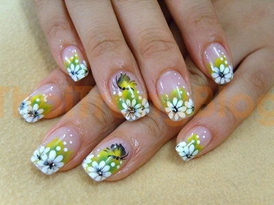 Những mẫu nail móng tay hoa văn đơn giản mà cuốn hút