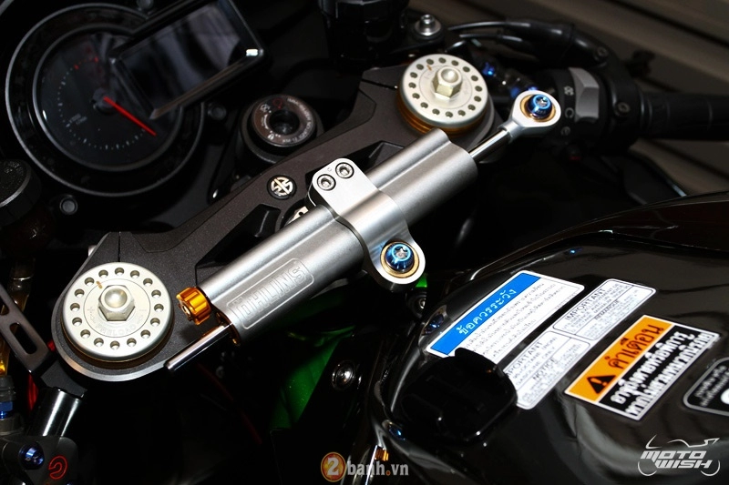 Chi tiết kawasaki ninja h2 độ siêu khủng với dàn đồ chơi trị giá trên 1 tỷ đồng