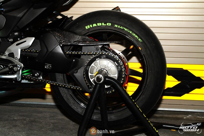 Chi tiết kawasaki ninja h2 độ siêu khủng với dàn đồ chơi trị giá trên 1 tỷ đồng