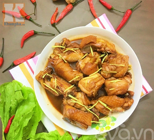 Gà rang sốt chua ngọt lạ miệng mà hấp dẫn
