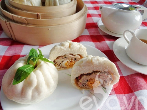 Nguyên liệu làm món bánh bao ngon cho ngày mới