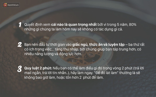 16 mẹo nhỏ giúp bạn trở thành đại gia về thời gian