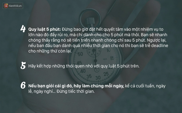 16 mẹo nhỏ giúp bạn trở thành đại gia về thời gian