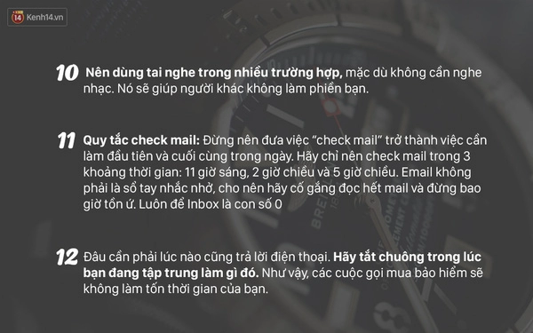 16 mẹo nhỏ giúp bạn trở thành đại gia về thời gian