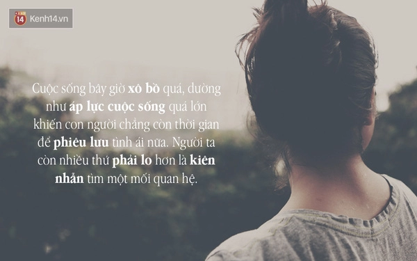 Tại sao bây giờ yêu nhau lại khó thế