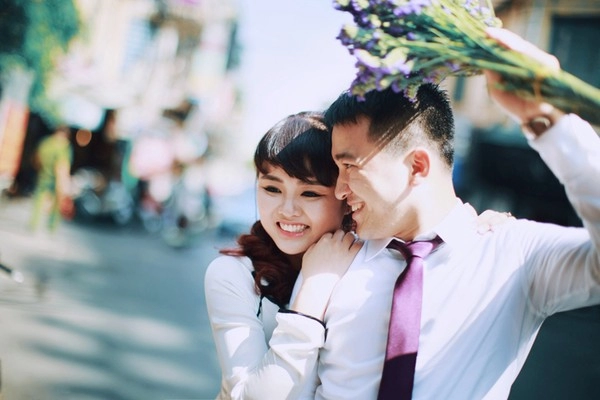 Bộ ảnh cưới trữ tình nhìn là thèm yêu giữa nắng thu hà nội