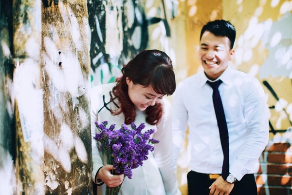 Bộ ảnh cưới trữ tình nhìn là thèm yêu giữa nắng thu hà nội
