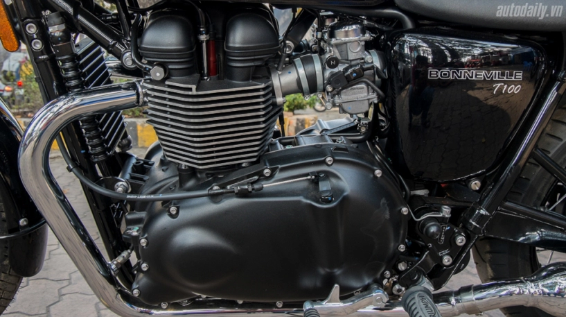 Cận cảnh triumph bonneville t100 2016 đầu tiên tại việt nam
