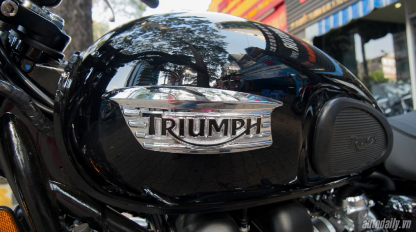 Cận cảnh triumph bonneville t100 2016 đầu tiên tại việt nam