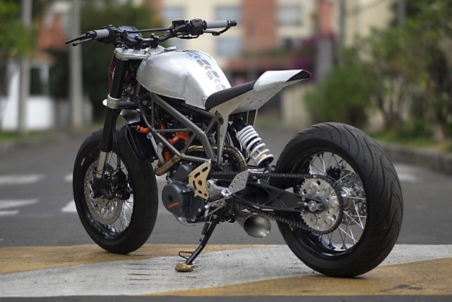 Hình ảnh ktm 390 duke độ kịch độc với phiên bản mũi tên bạc