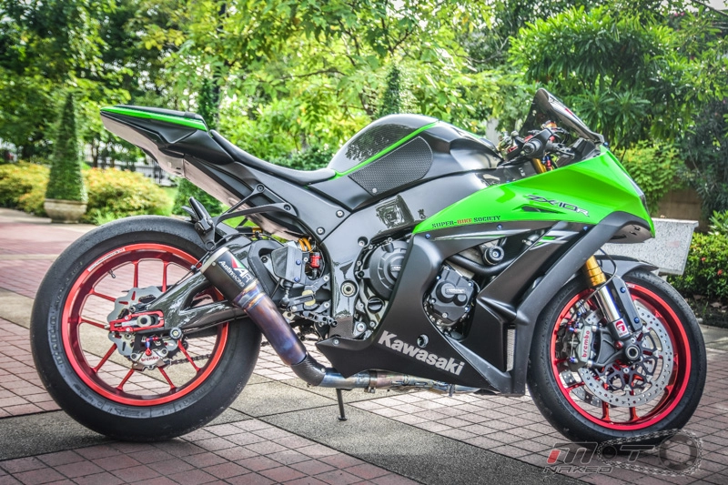 Chiêm ngưỡng kawasaki ninja zx-10r phong cách đậm chất chơi