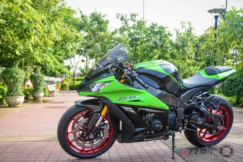 Chiêm ngưỡng kawasaki ninja zx-10r phong cách đậm chất chơi