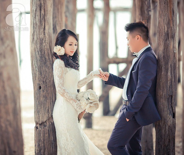 Cô dâu xinh đẹp kể chuyện tình 2 lần yêu lại từ đầu