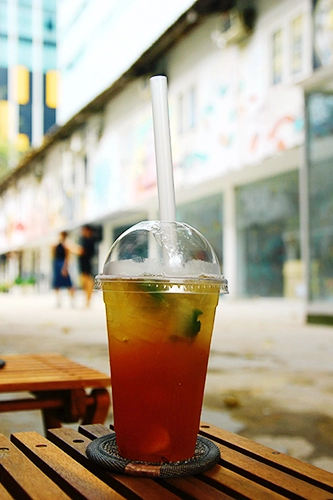 Quán trà nhỏ giữa lòng sài gòn