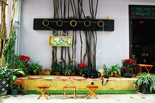 Quán trà nhỏ giữa lòng sài gòn