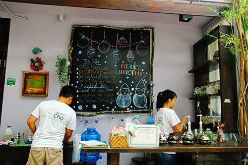 Quán trà nhỏ giữa lòng sài gòn