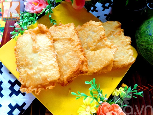 Bánh sầu riêng chiên giòn tan thơm phức