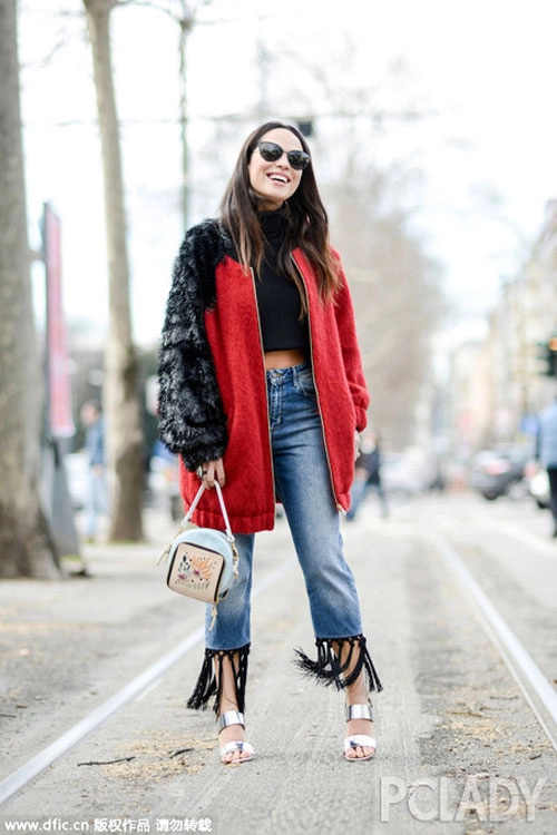 Mốt quần jeans chắp vá dành cho các tín đồ bụi