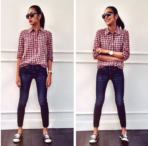 Nếu không biết cách mặc bán sẽ lộ dáng xấu vì quần jeans