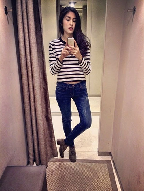 Nếu không biết cách mặc bán sẽ lộ dáng xấu vì quần jeans