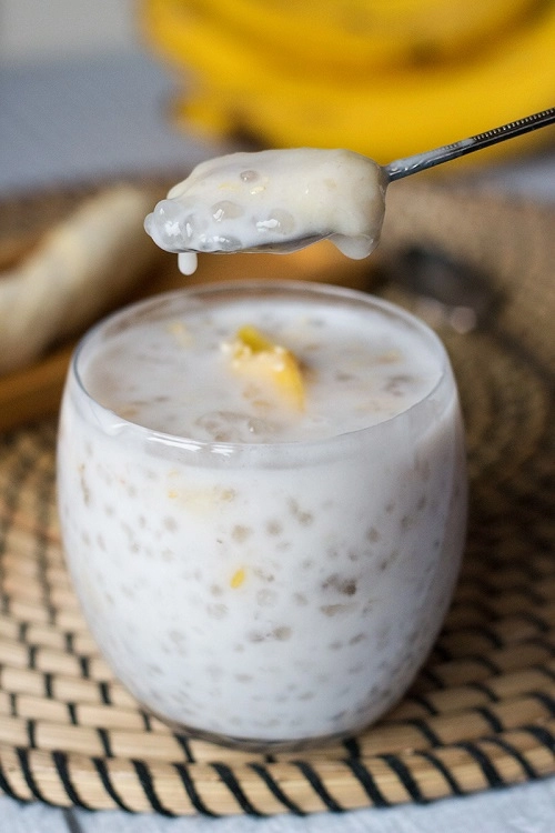 Chè chuối cốt dừa thơm béo ngậy