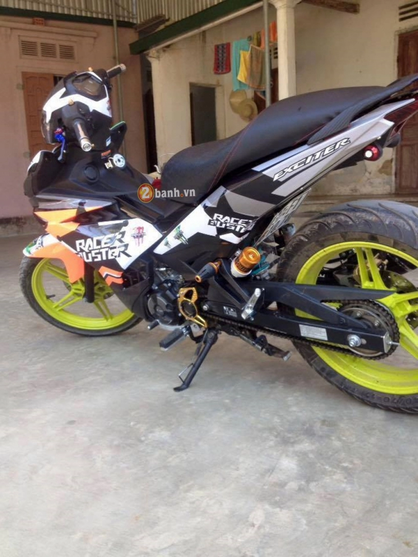 Lên tem đấu racer buster cho exciter150 siêu ngầu