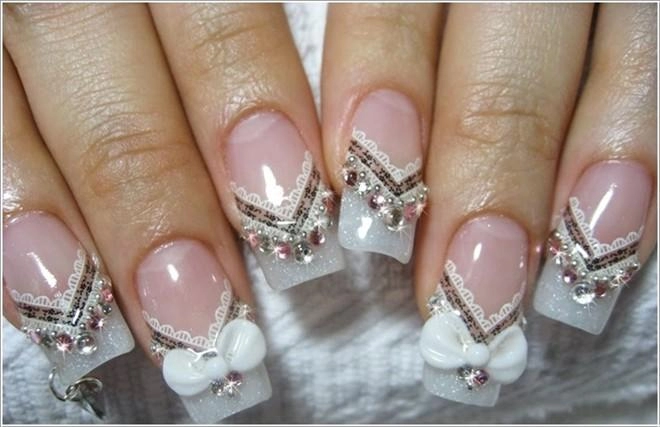 Những kiểu móng tay đẹp sang trọng quý phái cho cô dâu