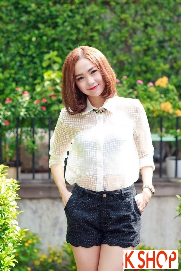 Tóc ngắn ngang vai đẹp của sao việt nổi bật