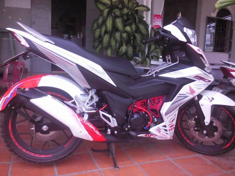 Honda winner 150 trắng mắt bồ câu cá tính