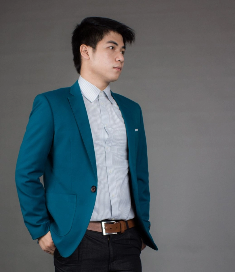 Áo khoác vest nam màu sắc đẹp hàn quốc