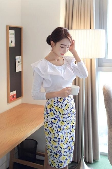 Áo sơ mi nữ trắng đẹp hàn quốc cách điệu