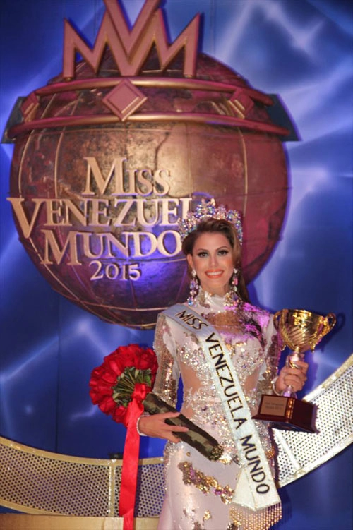Nhan sắc kiều diễm của tân hoa hậu venezuela