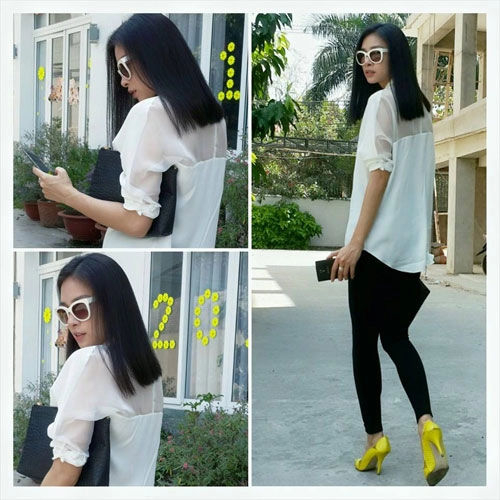 Sao việt khoe chân nuột với quần skinny độc đáo
