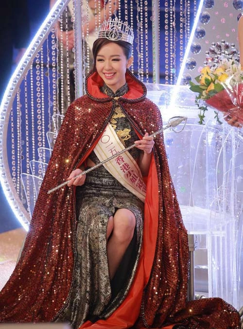Tân hoa hậu hong kong tự tin với chiều cao 1m63