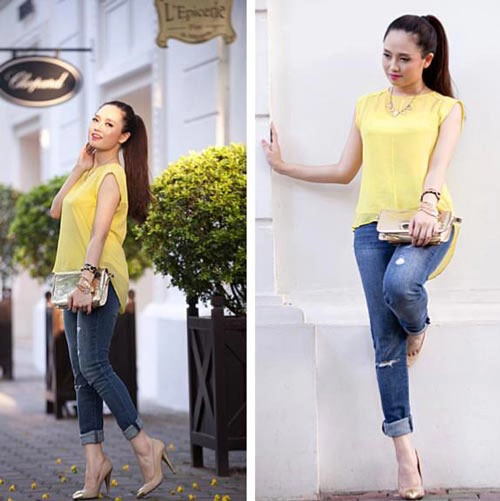 Những người đẹp truyền hình ăn mặc cá tính