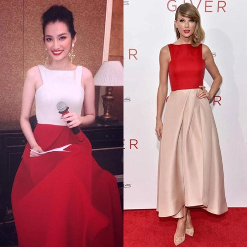Thời trang của taylor swift được sao việt ưa chuộng